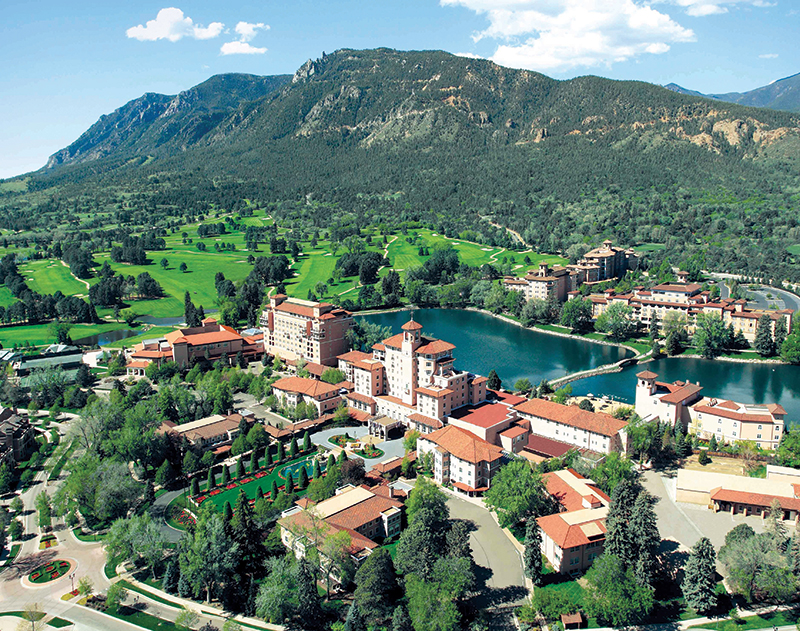 The Broadmoor - Campus Aerial View